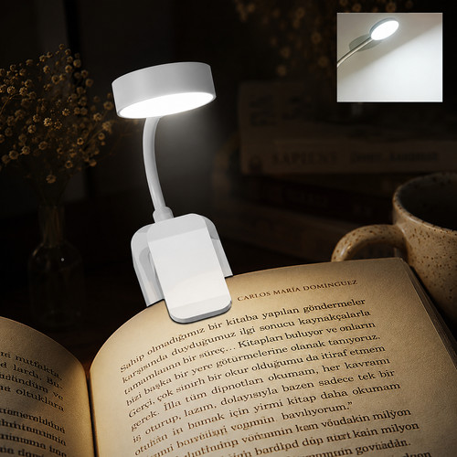 Rechargeable book light - book, 3
