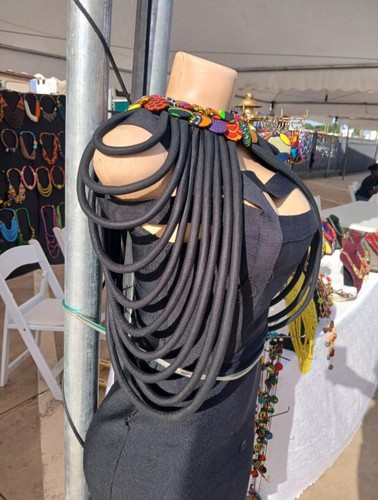 African print multi strap - african,