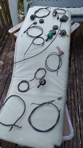 Lawn mower cables job lot - cables,