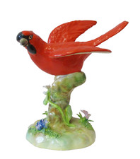 Crown Staffordshire Red Cardinal - Made in England
