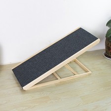 Adjustable Dog Pet Ramp Pine