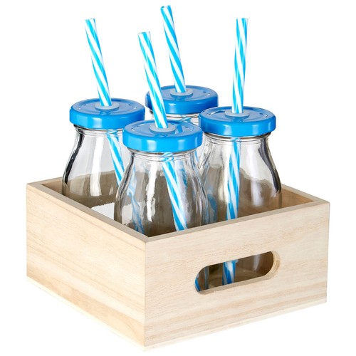 Set 200ml blue glass - of,