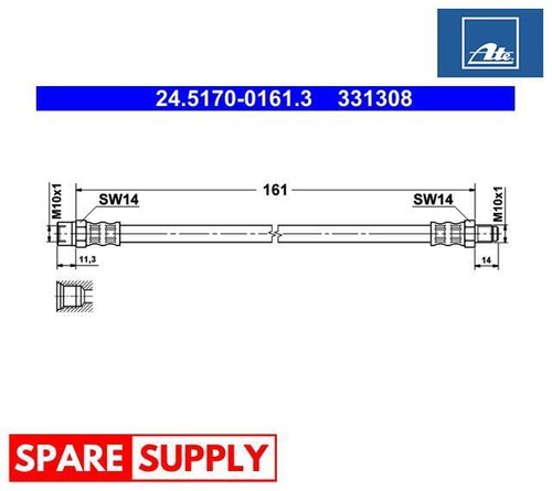 Brake hose for cabrio carat - for,