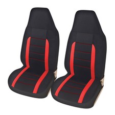 Black/Red Car Front Seat