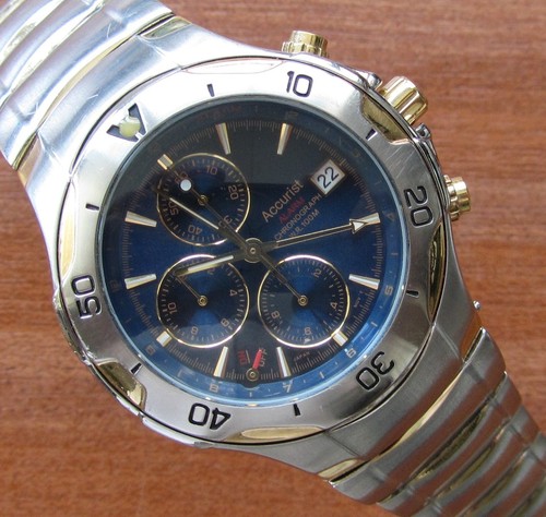 Accurist alarm chronograph - alarm,