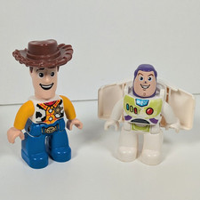 Lego Duplo Toy Story Woody And Buzz Lightyear Figures Disney Pixar Bundle