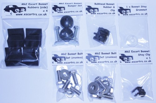 Mk2 ford escort bonnet rubber - escort,