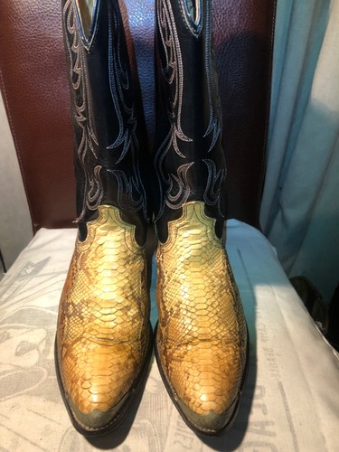 Justin vintage snake skin - justin,