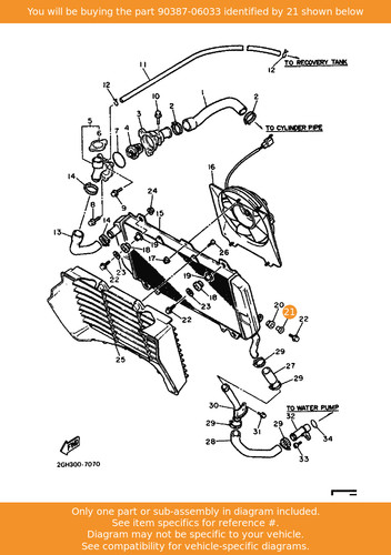 Yamaha collar 90387 06033 - yamaha, 90387-06033