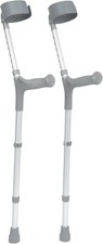 Helping Hand Company Double Pair of Adjustable Crutches Comfortable Adult Crutch