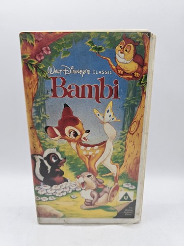 Bambi vhs walt - bambi, disney