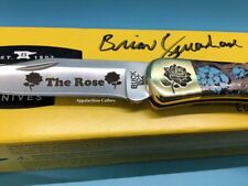 Brian Yellowhorse Custom Buck 110 Cholla Cactus Rose Knife YH412