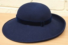 Laura Ashley hat Bowler navy
