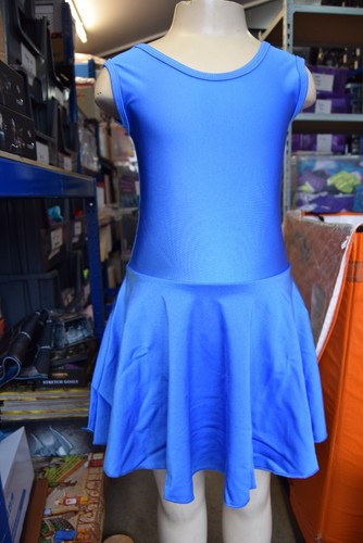 Sky blue sleeveless latin - sleeveless,