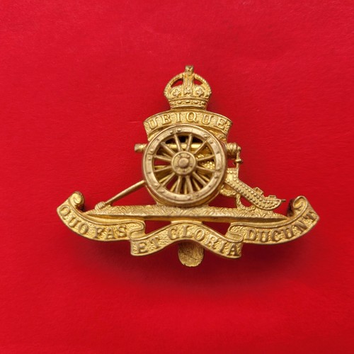 Royal artillery cap - cap, gilt