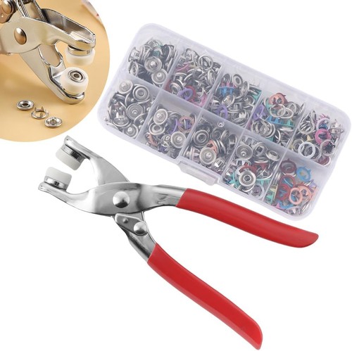 Metal snap fastener kit with - kit,
