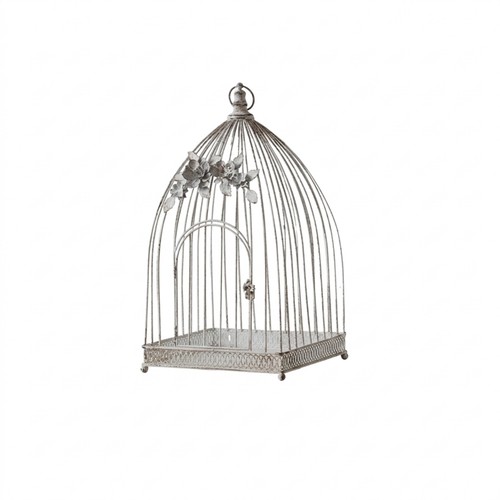 Birdcage with arched door - birdcage,