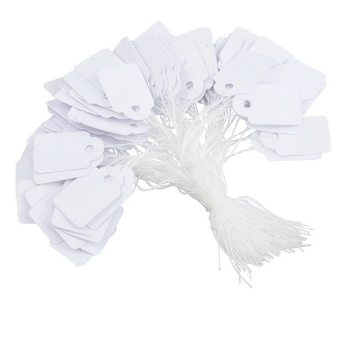White strung tie - strung,