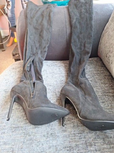 Thigh high boots size - , black