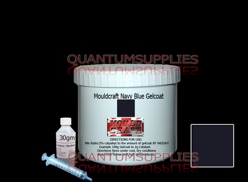 Navy blue gelcoat 250g - blue, kit