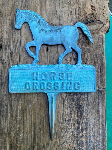Vintage horse crossing - vintage,