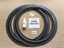 Pair TANNOY foam surrounds GENUINE 15" DU386 K38xx K3838 3839 GLUE INSTRUCTIONS