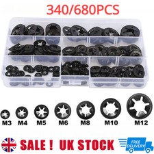680Pcs Starlock Washers Push