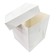 Tall White Cake Box Extra