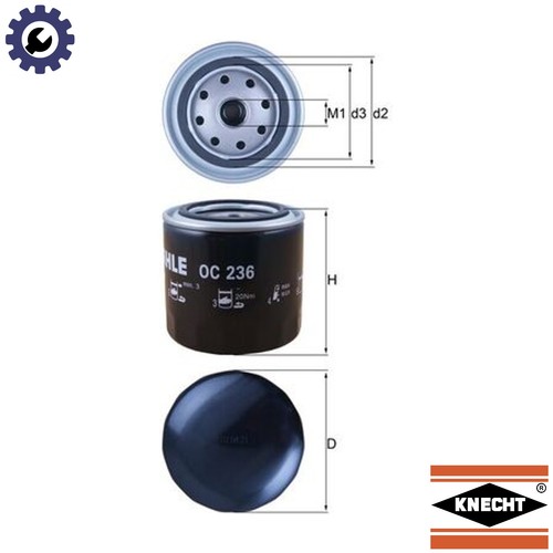 Oil filter 236 for jeep - oil, oc