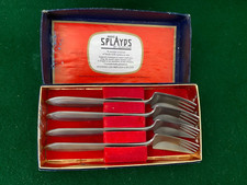 VINTAGE/RETRO MINI SPLAYDS by MCARTHUR BOXED ALL-IN-ONE PARTY EATING CUTLERY x 4