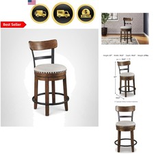 Bar stool swivel farmhouse - stool,