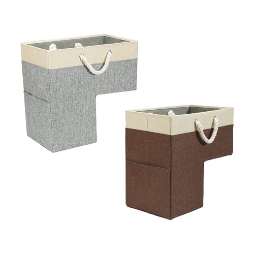 Staircase baskets with handles - baskets,