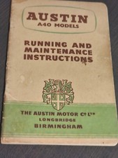 Austin A40 1954 Running and