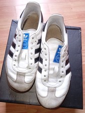 Adidas Samoa, White Leather