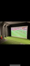 Golf simulator impact screen -