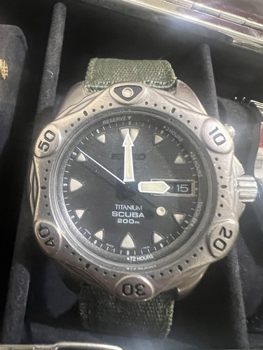 Seiko titanium scuba men - titanium,