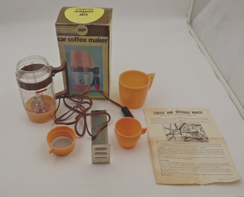 Vintage ron car coffee maker - car,