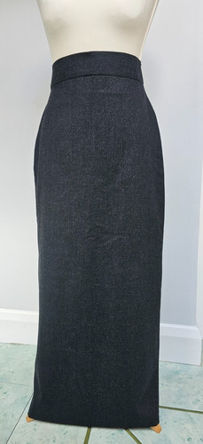 Droopy brown vintage grey wool - brown,
