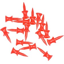  50 Pcs Golf Training Aid Short Plastic Tees 30mm Double-Deck Ball