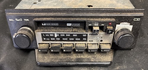 Vintage philips 400 car radio - vintage,