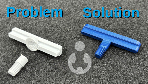Replacement metal bolt - replacement, t-bolt
