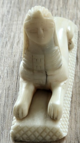 Egyptian sphinx ivory revival - egyptian,