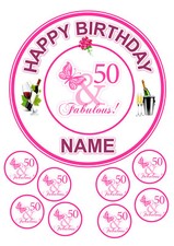 50TH FEMALE NO 2 BIRTHDAY