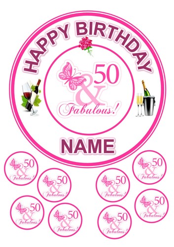 50th female birthday - 50th, no