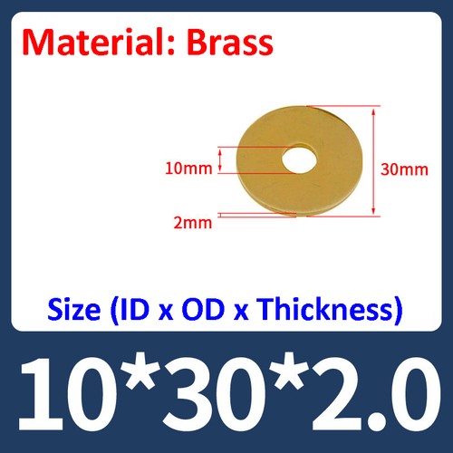 Flat washers form - flat, m2