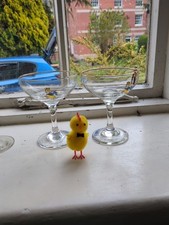 baby sham glasses Vintage X2 + X3 babysham bottles full + *2 cherry B glasses 