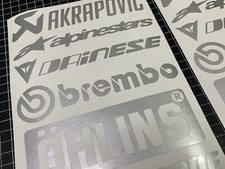 sticker set 12 pieces Sponsors