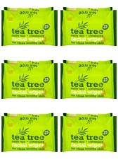 6 x XBC FACE WIPES TEA TREE