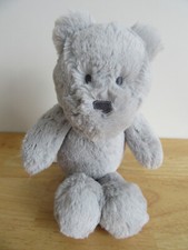F+F GREY TEDDY BEAR SOFT TOY