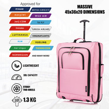 45x36x20 EasyJet Cabin Bag Hand Luggage Flight Bag onboard Carry on Case Light